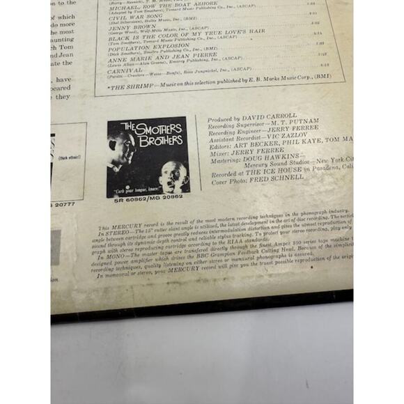 The Smothers Brothers – "It Must Have Been Something I Said!" Vinyl Record Album - Picture 4 of 7
